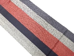 縞模様織出し名古屋帯